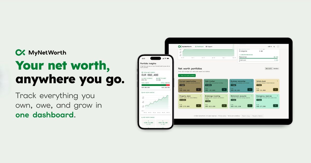 Net worth & wealth tracking platform